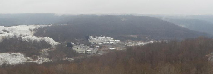 Mill buildings on Satralloy site